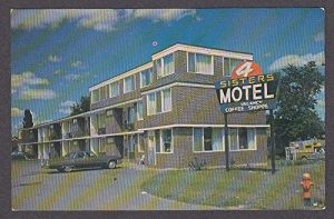 Four Sisters Motel Sudbury Postcard