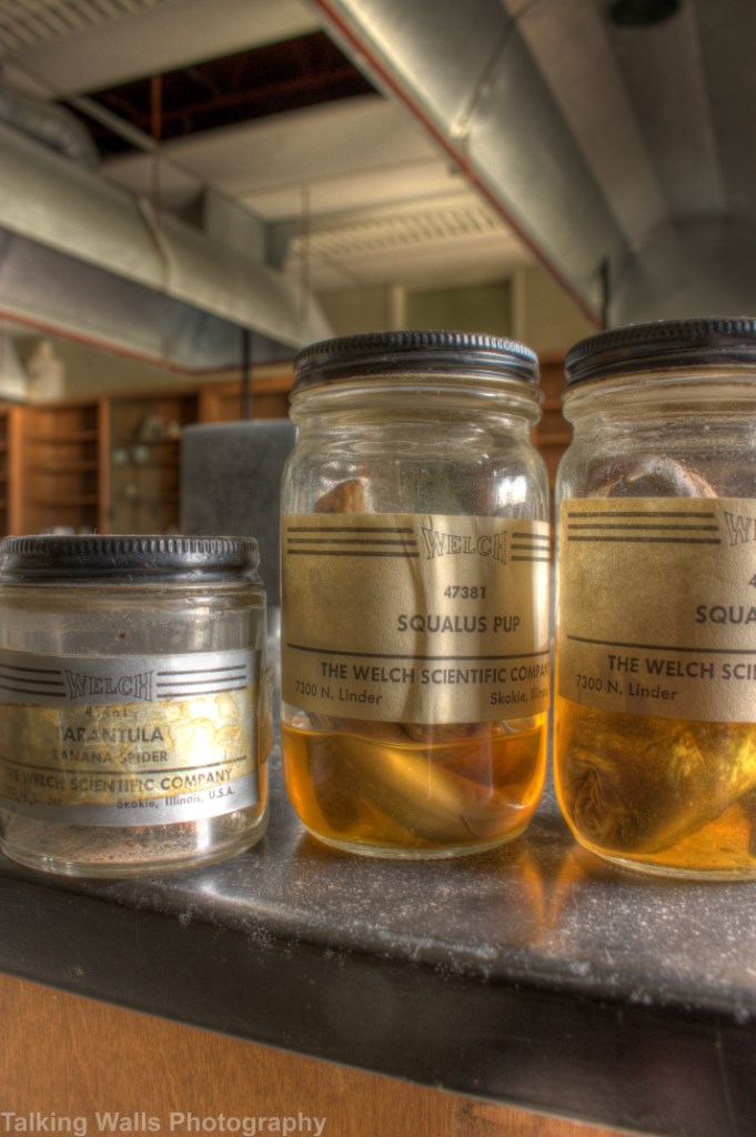 Almaguin Highlands Secondary School science lab jars