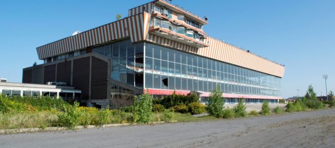 Abandoned Blue Bonnets Race Track in Quebec