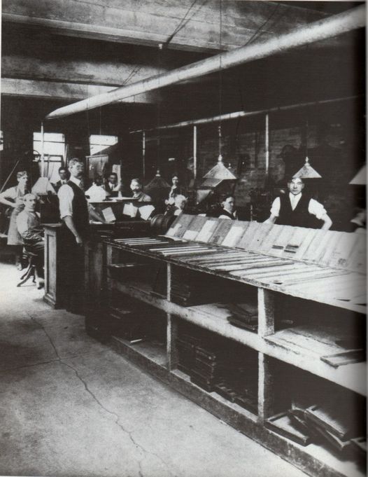 London Free Press Composing Room (1915) Downtown London - Layers of Time - Michael Baker