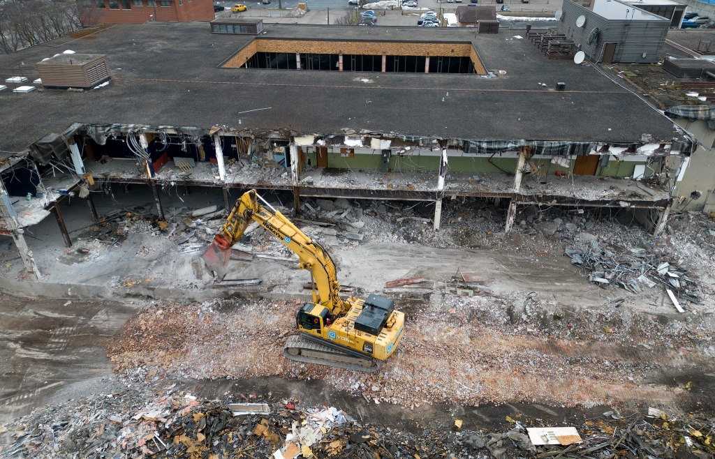 London Free Press building demolition photo