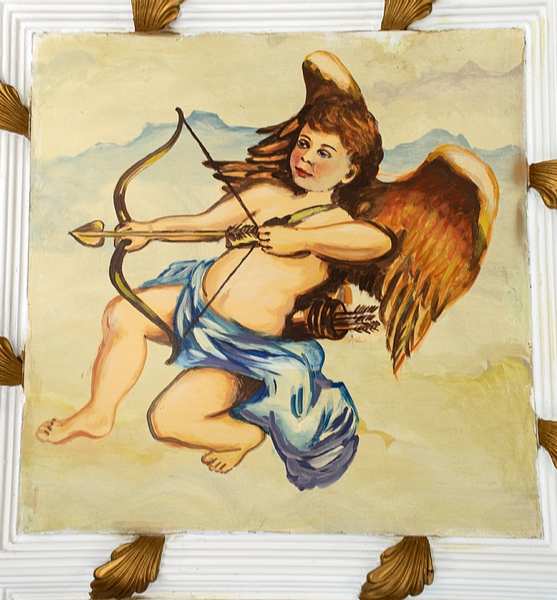 ceiling mural of an Angel