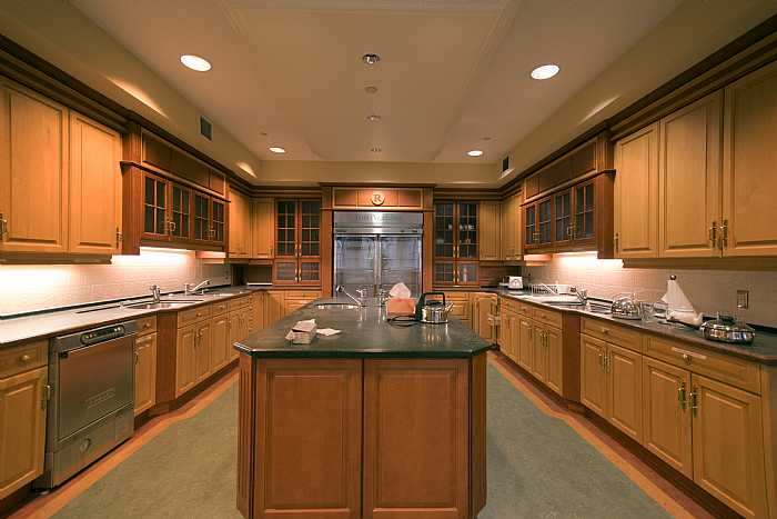 very large kitchen